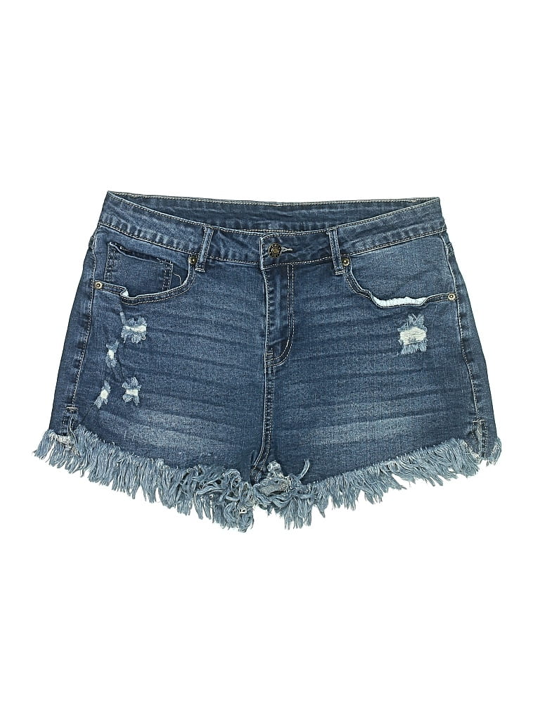 Pre-owned Jeans Denim Shorts In Blue