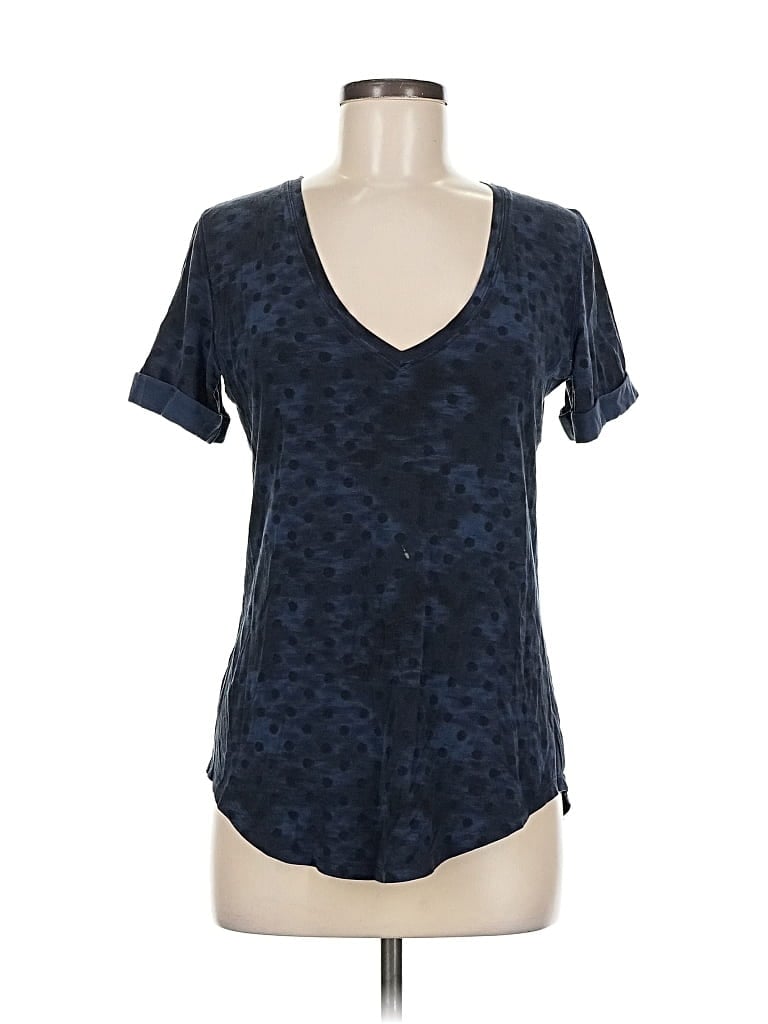 Pre-owned Lululemon Athletica Short Sleeve T-shirt In Blue