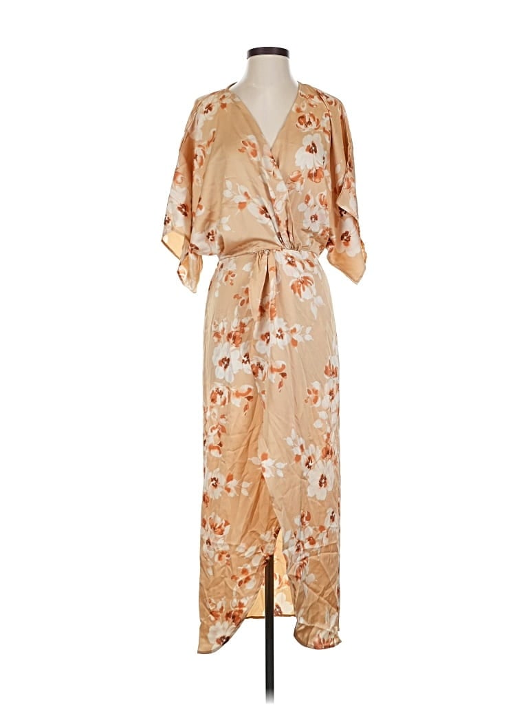 Lezat Cocktail Dress In Brown