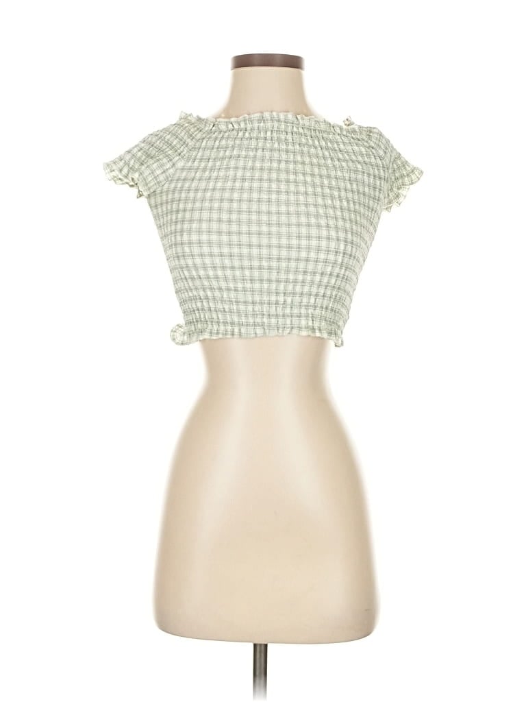 Pre-owned La Hearts Sleeveless Blouse In Green