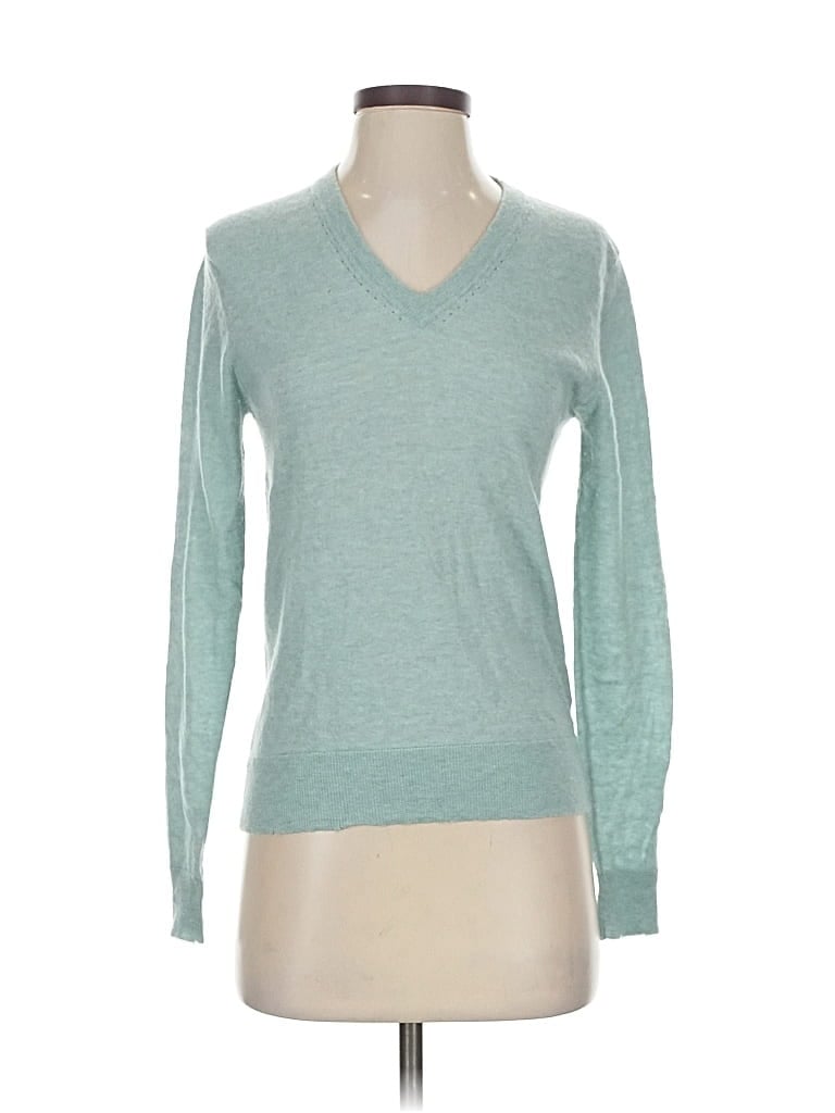 Pre-owned Zadig & Voltaire Cashmere Pullover Sweater In Blue