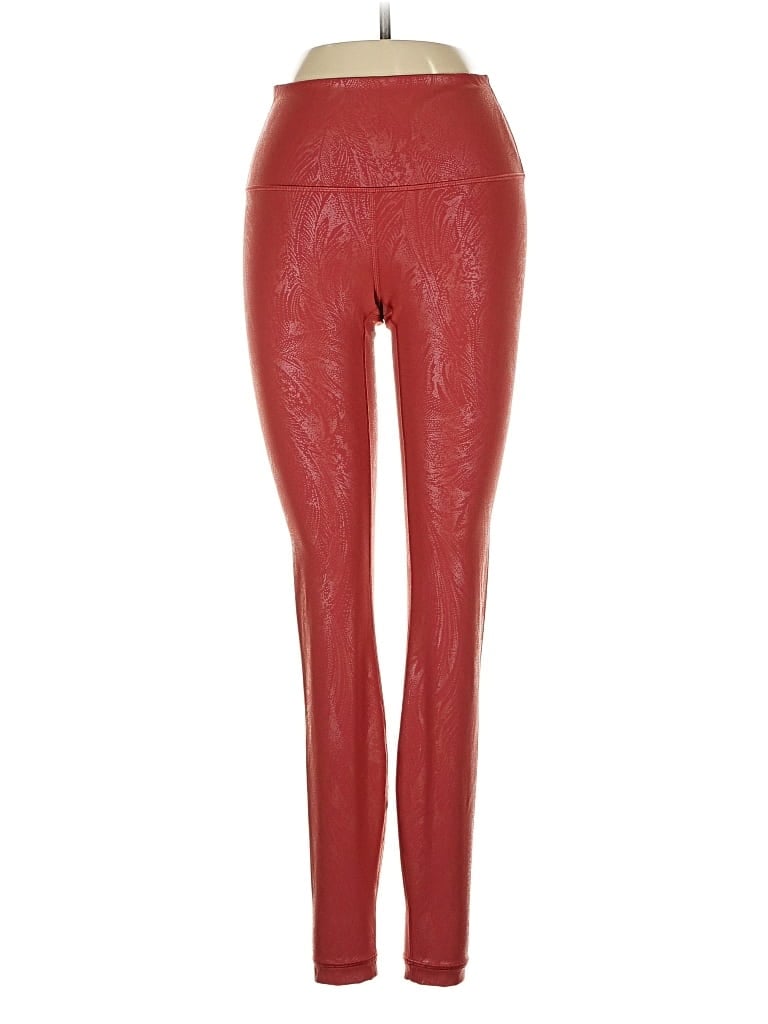 Pre-owned Lululemon Athletica Active Pants In Orange