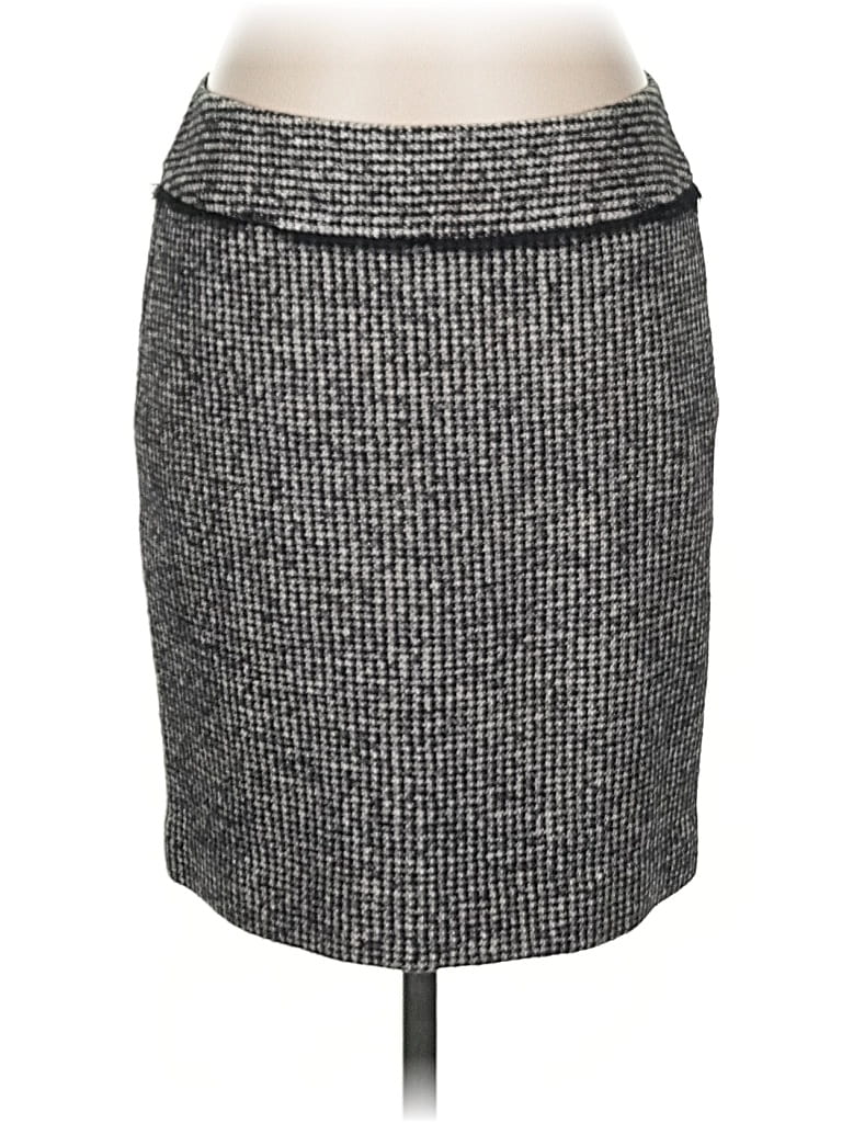 Pre-owned Ann Taylor Casual Skirt In Gray