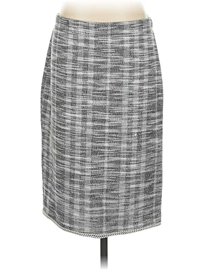 Pre-owned Max Studio Formal Skirt In Gray