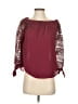 Express Burgundy 3/4 Sleeve Blouse Size XS - photo 1