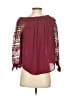 Express Burgundy 3/4 Sleeve Blouse Size XS - photo 2