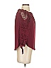 Express Burgundy 3/4 Sleeve Blouse Size XS - photo 4