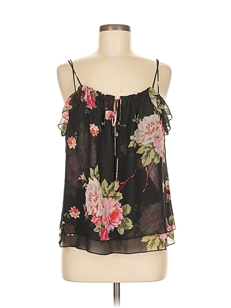 Pre-owned Express Sleeveless Blouse In Black