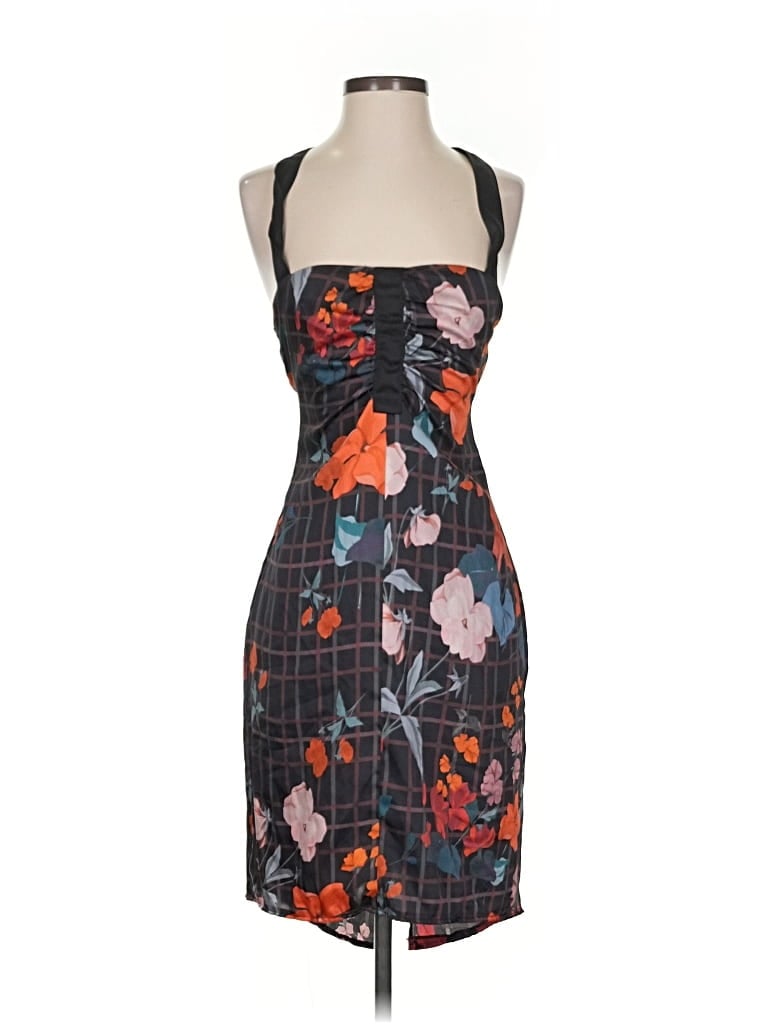 Pre-owned Mango Cocktail Dress In Black