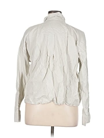 Ann Taylor LOFT Outlet Long Sleeve Button-Down Shirt (view 2)