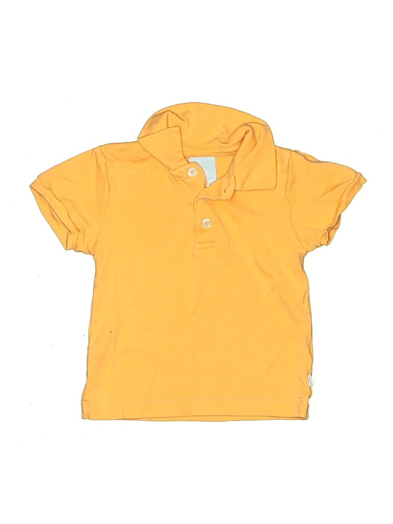 Pre-owned Bella Bliss Kids' Short Sleeve Polo Shirt In Yellow