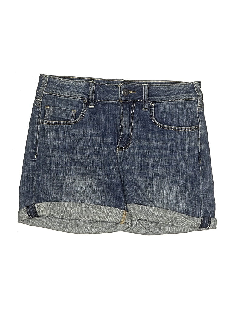 Pre-owned Pilcro And The Letterpress Denim Shorts In Blue