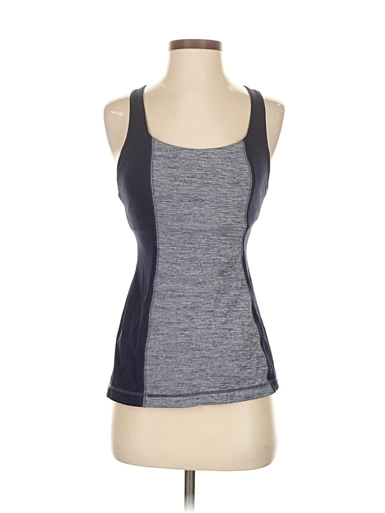 Pre-owned Lululemon Athletica Active Tank Top In Blue