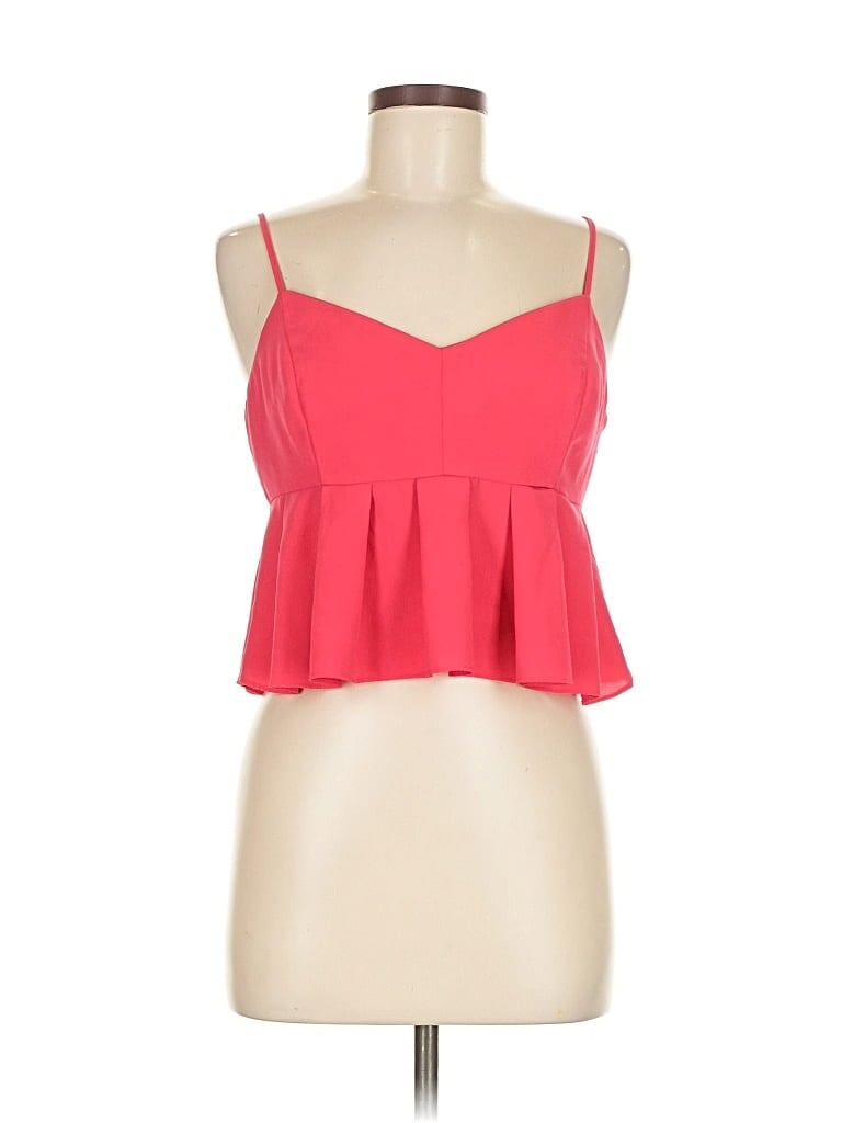 Pre-owned Tildon Sleeveless Blouse In Red