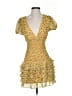 Reset 100% Polyester Yellow Cocktail Dress Size S - photo 1
