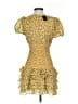 Reset 100% Polyester Yellow Cocktail Dress Size S - photo 2