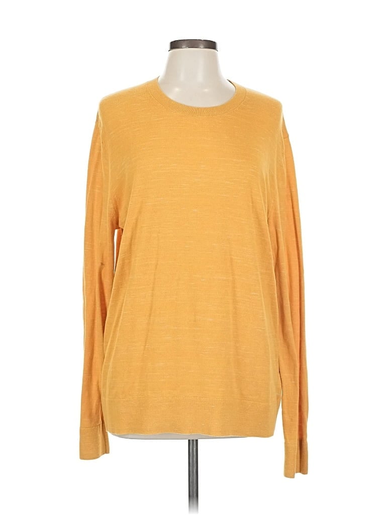 Pre-owned Gap Pullover Sweater In Yellow
