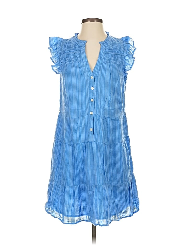 Pre-owned Ann Taylor Loft Casual Dress In Blue