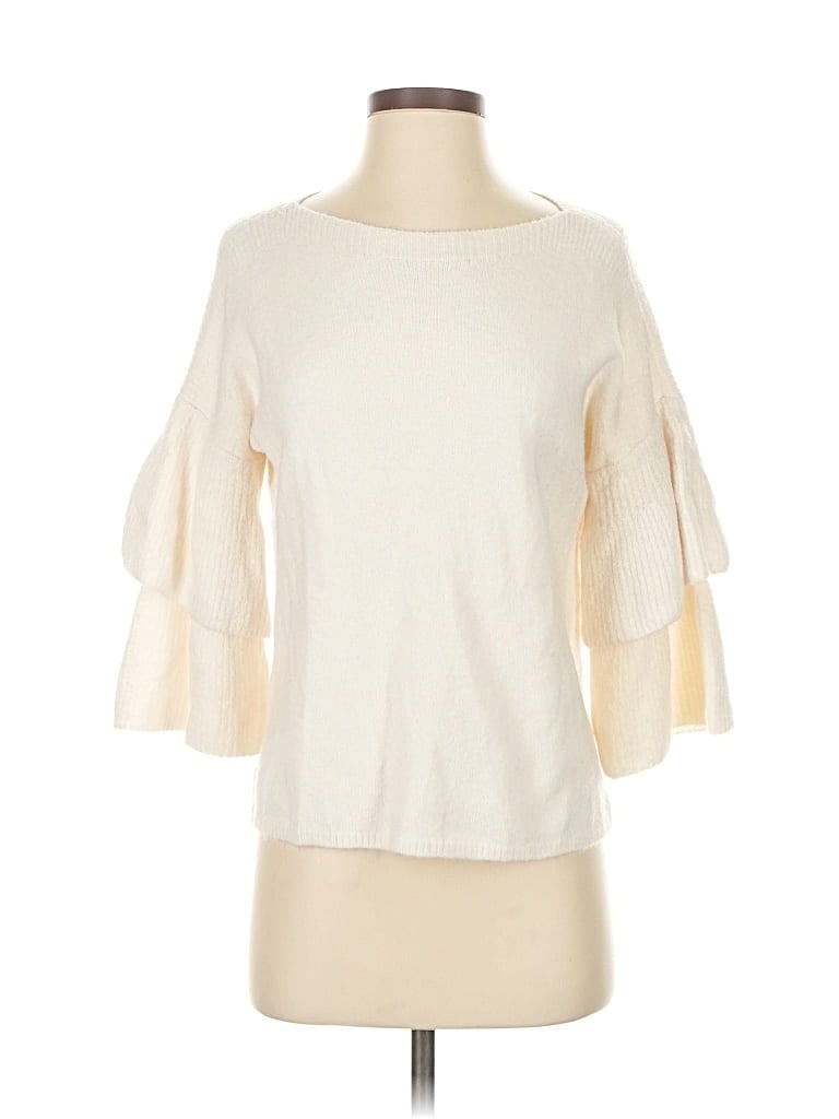 Pre-owned Madewell Pullover Sweater In White