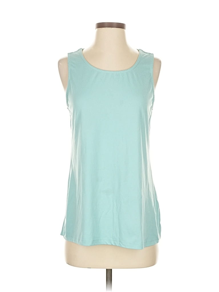 Pre-owned Assorted Brands Sleeveless T-shirt In Blue