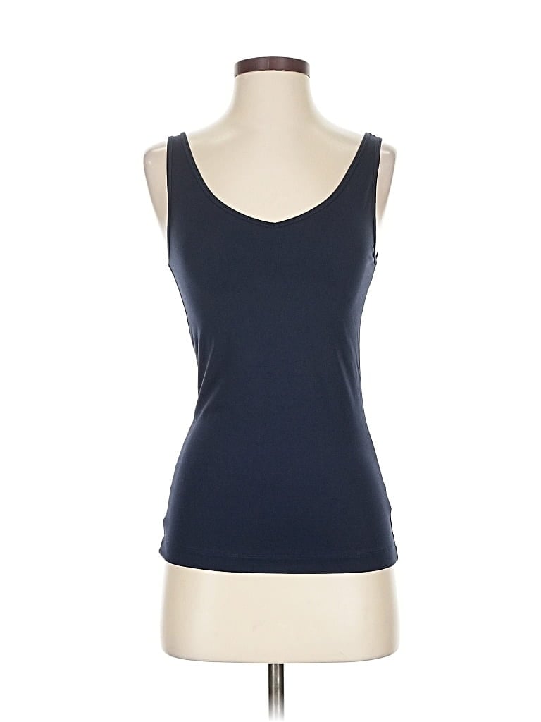 Pre-owned Banana Republic Factory Store Tank Top Blue Strapless Neckline Tops