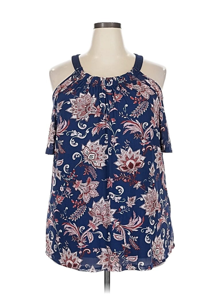 Pre-owned Naif Sleeveless Blouse In Blue
