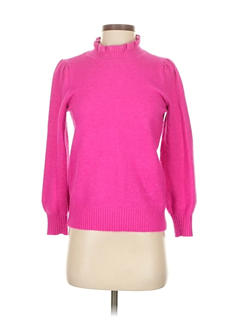 Pre-owned Ann Taylor Loft Outlet Turtleneck Sweater In Pink