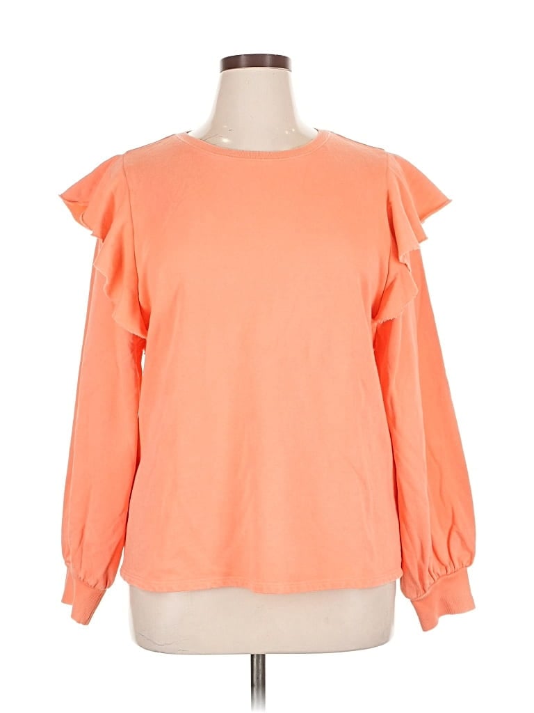 Pre-owned Universal Thread Sweatshirt In Orange