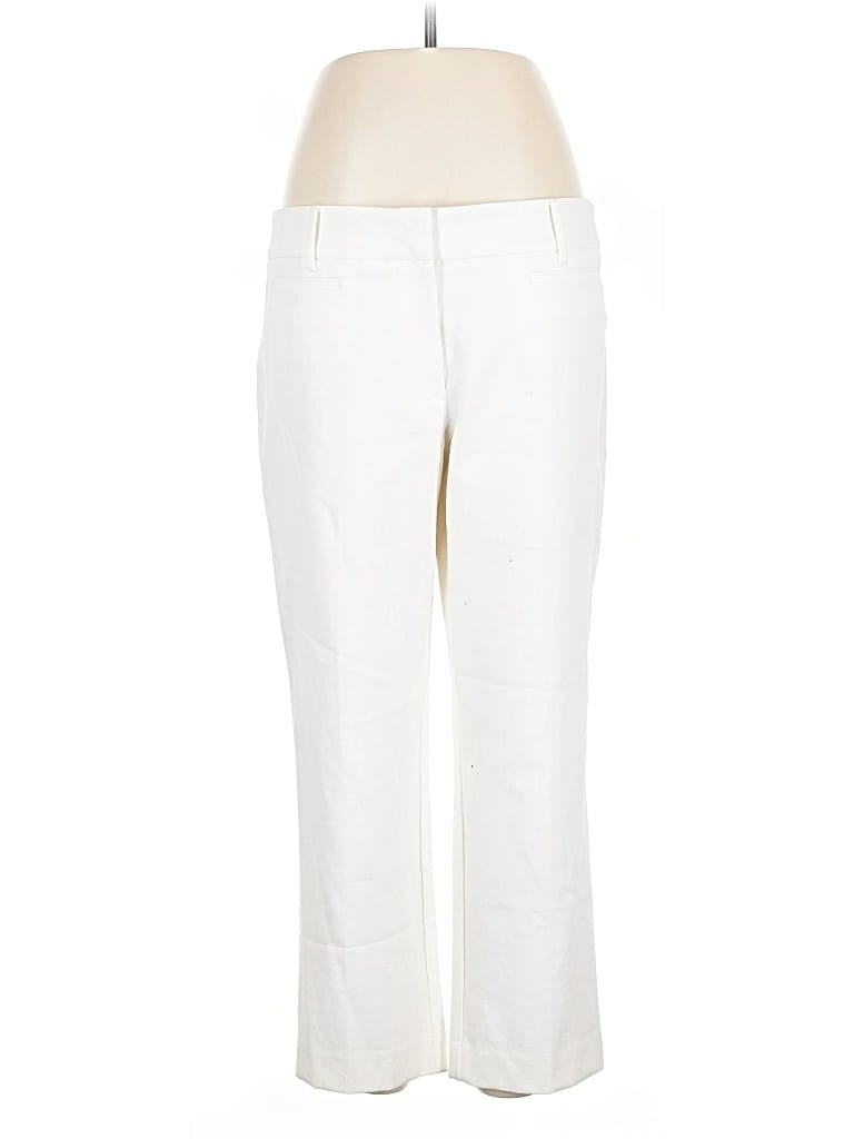 Pre-owned Ann Taylor Loft Casual Pants In White
