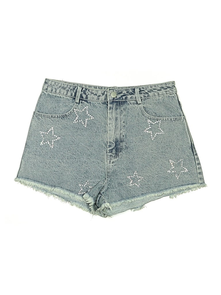 Pre-owned Le Lis Denim Shorts In Blue