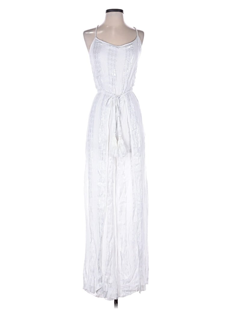 Pre-owned Guess Jumpsuit In White