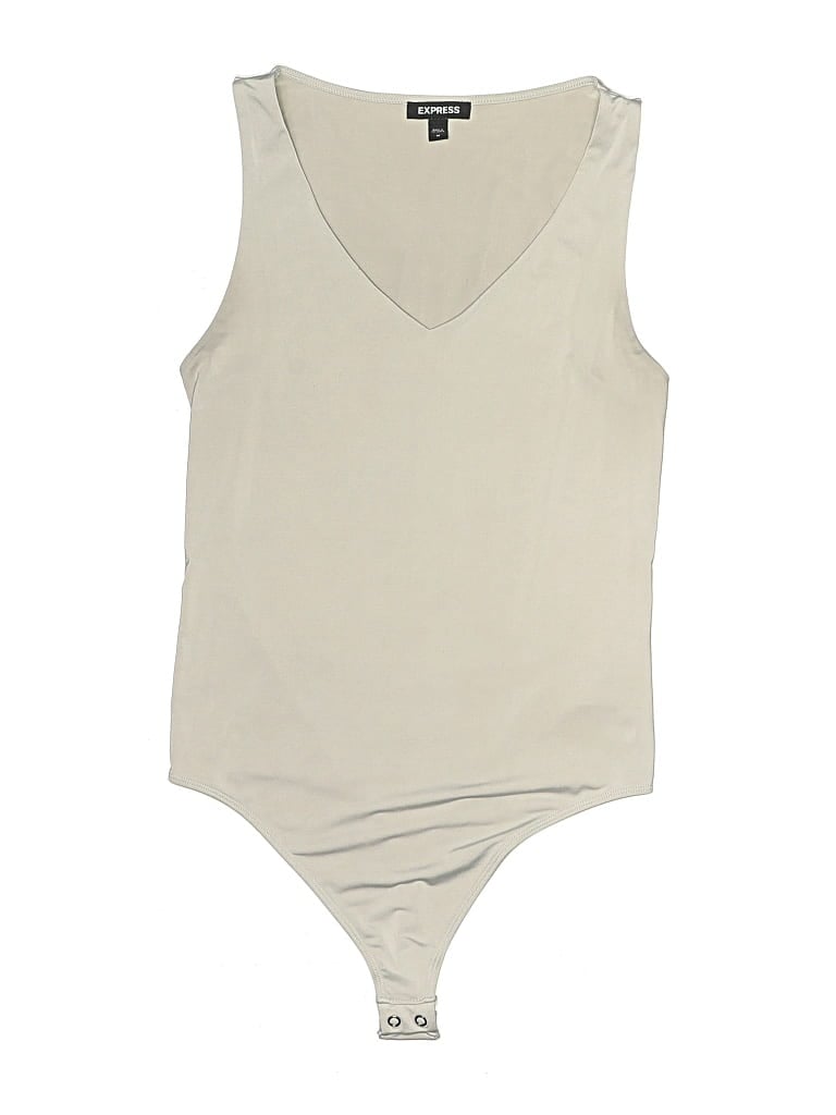 Pre-owned Express Bodysuit In White