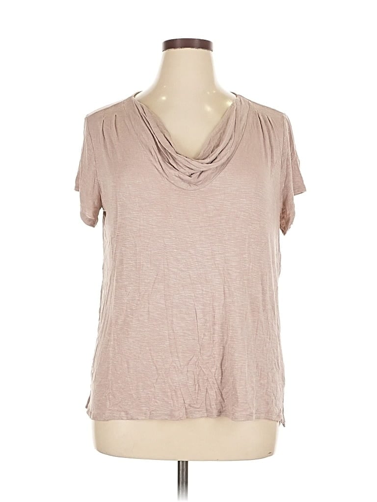 Pre-owned Grace & Lace Short Sleeve T-shirt In Brown