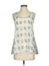 E by Eloise 100% Polyester Silver Sleeveless Blouse Size XS - photo 1