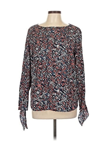 fleur bleue Long Sleeve Blouse (view 1)