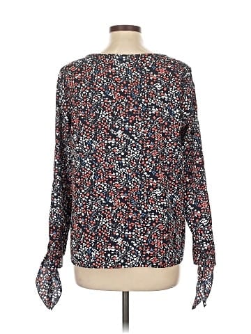 fleur bleue Long Sleeve Blouse (view 2)