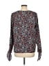 fleur bleue 100% Polyester Blue Long Sleeve Blouse Size L - photo 2