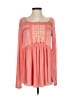 Free People Pink Long Sleeve Blouse Size XS - photo 1