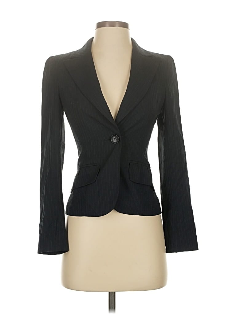 Pre-owned Cue Blazer Jacket In Black