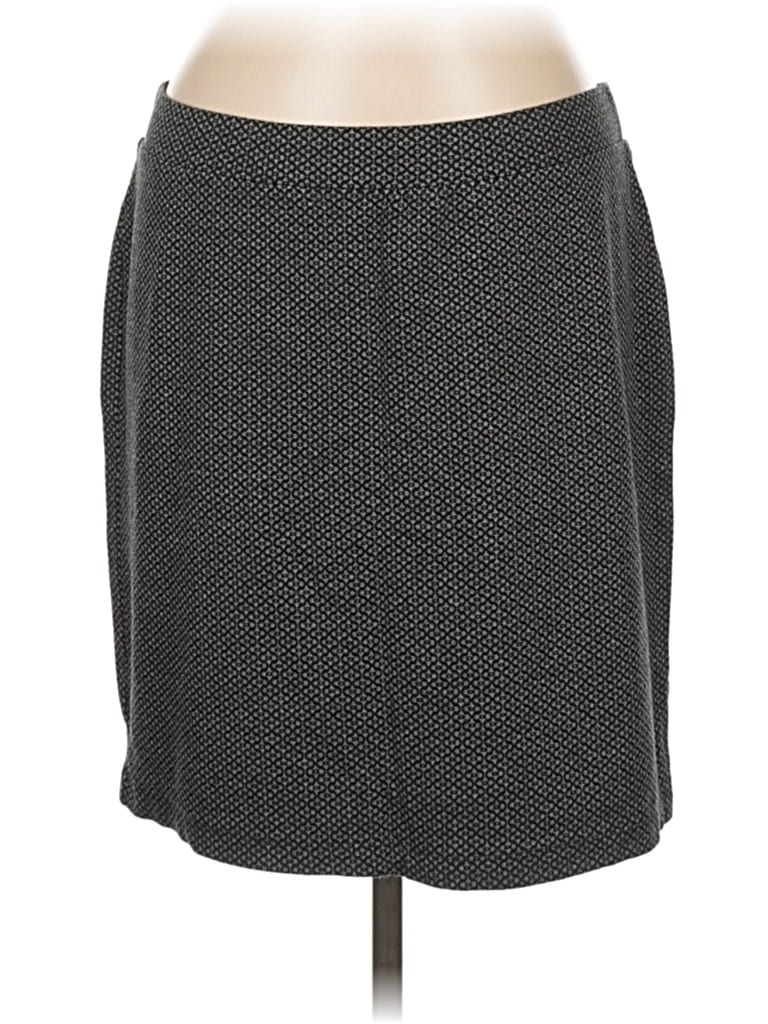 Pre-owned Ann Taylor Loft Outlet Casual Skirt In Gray