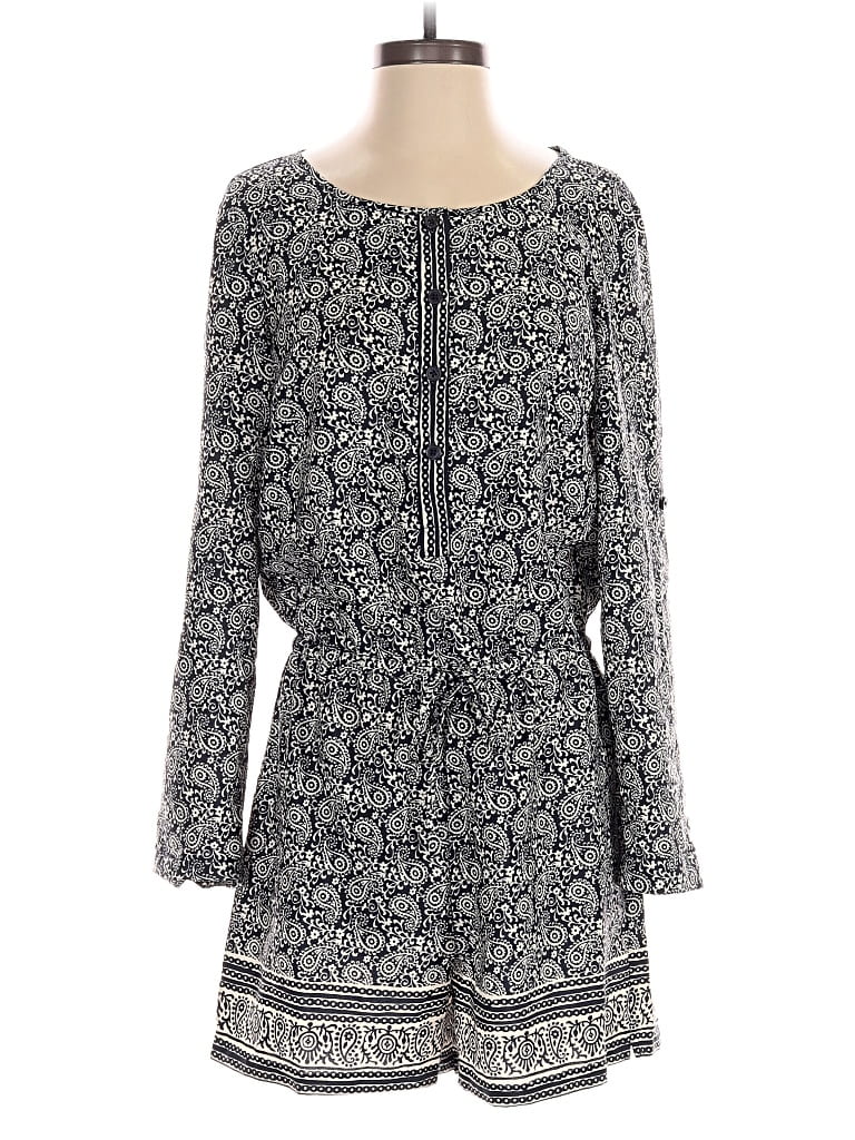 Pre-owned Ann Taylor Loft Outlet Romper In Blue