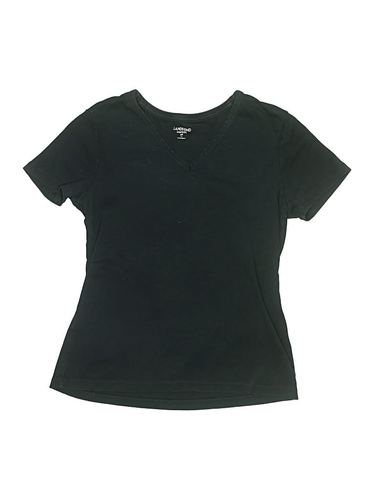 Click to view more detailed imagery on our partner's website Pre-owned Lands' End Kids' Short Sleeve T-shirt In Black