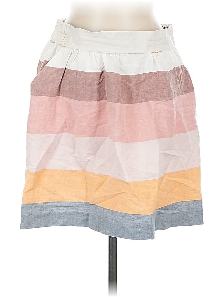 Pre-owned Ann Taylor Loft Casual Skirt In White