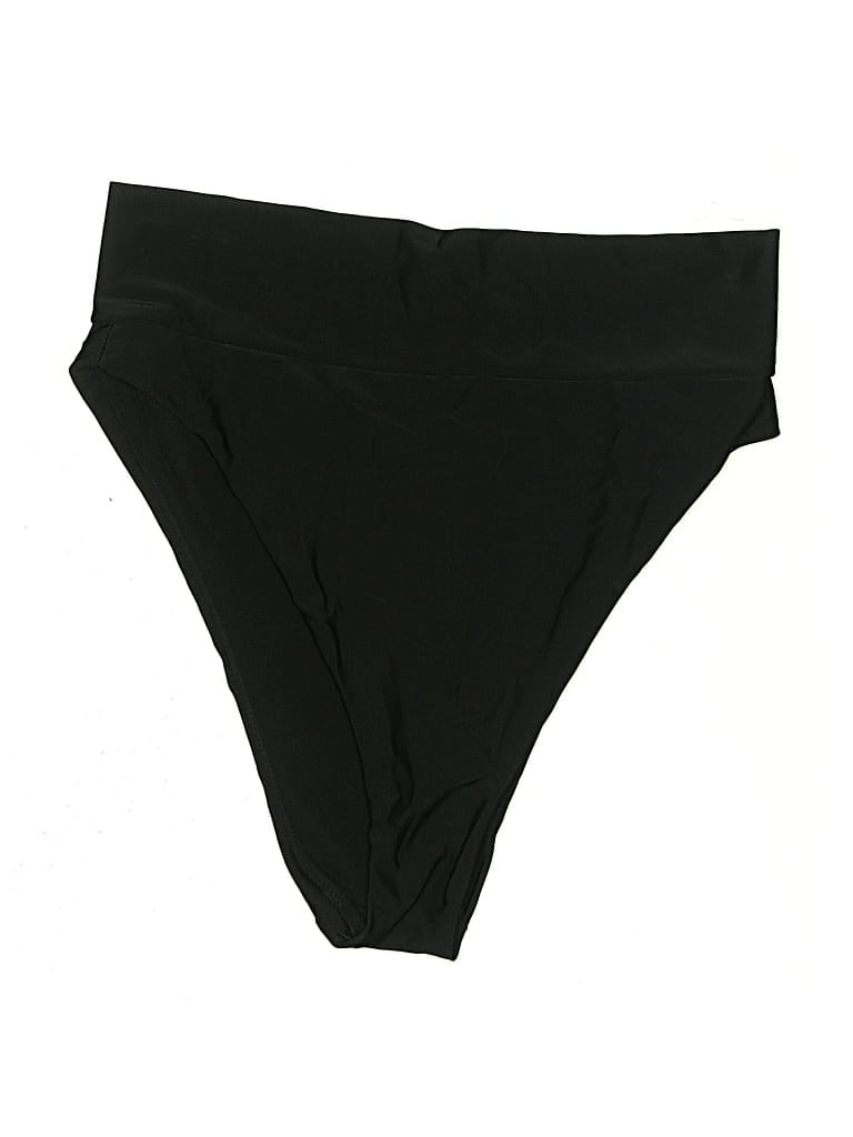 Pre-owned Aerie Swimsuit Bottoms In Black