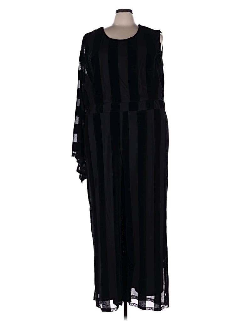 Pre-owned Ashley Stewart Jumpsuit In Black