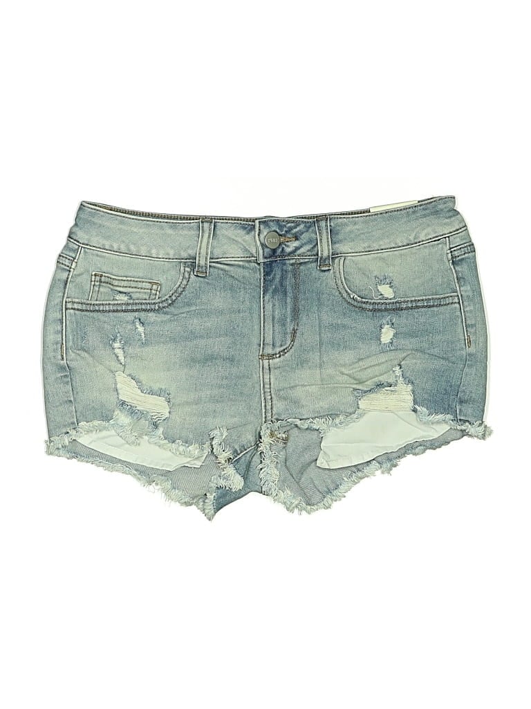 Victoria's Secret Pink Denim Shorts In Blue