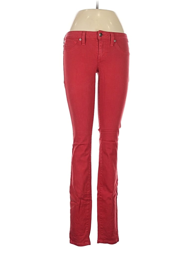 Pre-owned Bebe Jeans In Red