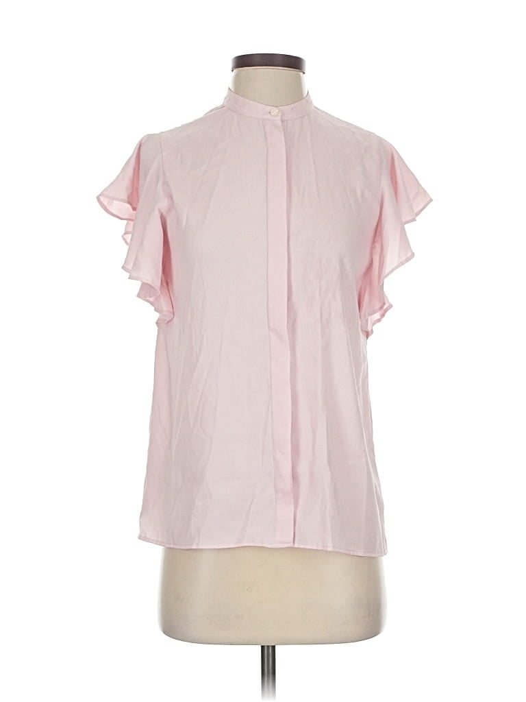 ANN TAYLOR Pre-owned Short Sleeve Blouse In Pink