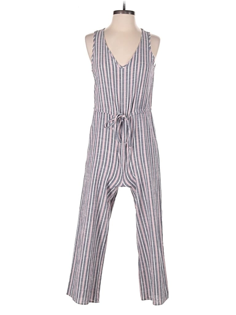 Pre-owned Drew Jumpsuit In Gray