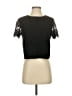 W118 by Walter Baker 100% Polyester Black Short Sleeve Top Size S - photo 1